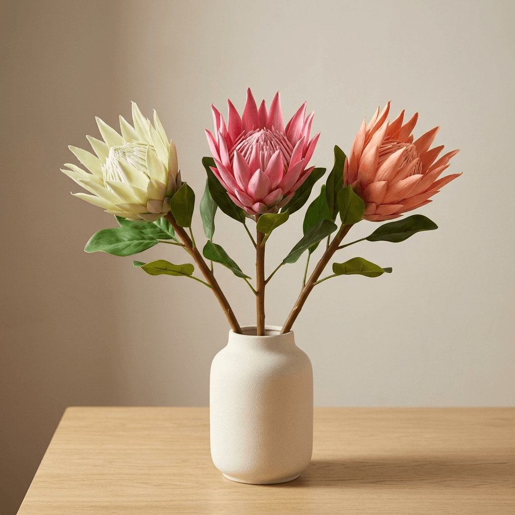 Small King Protea 3-Color RED