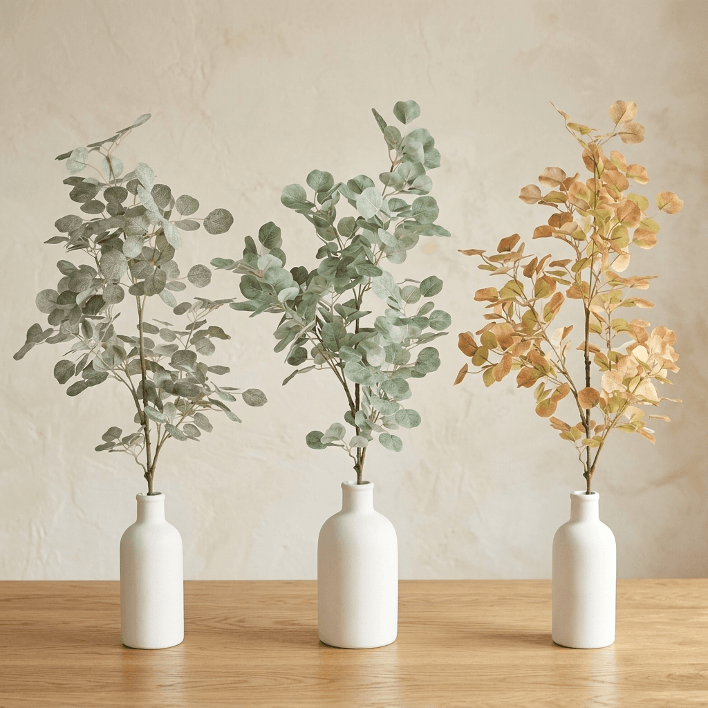 Large Eucalyptus 3-Color GREEN