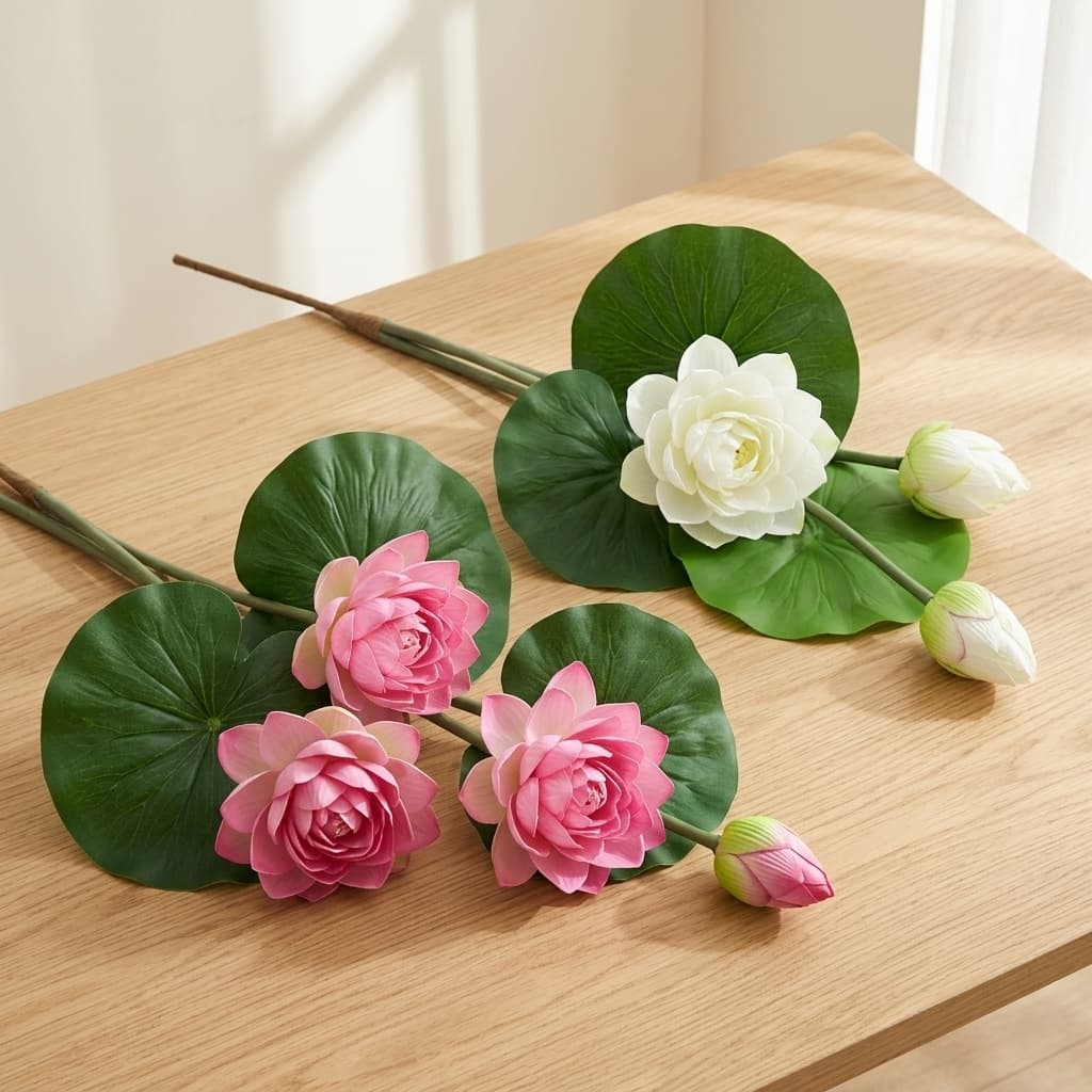 7-Branch Lotus 2-Color WHITE
