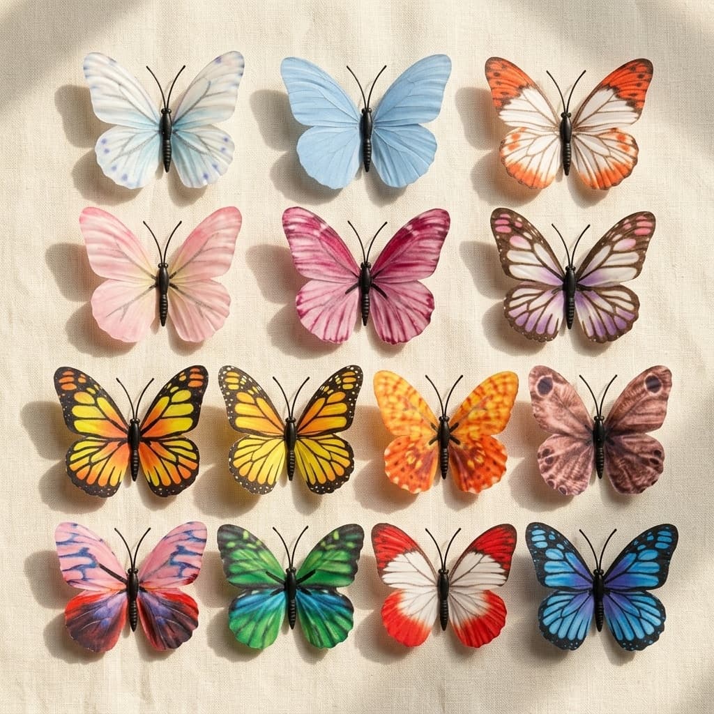 Butterfly Flower 4-Color ORANGE