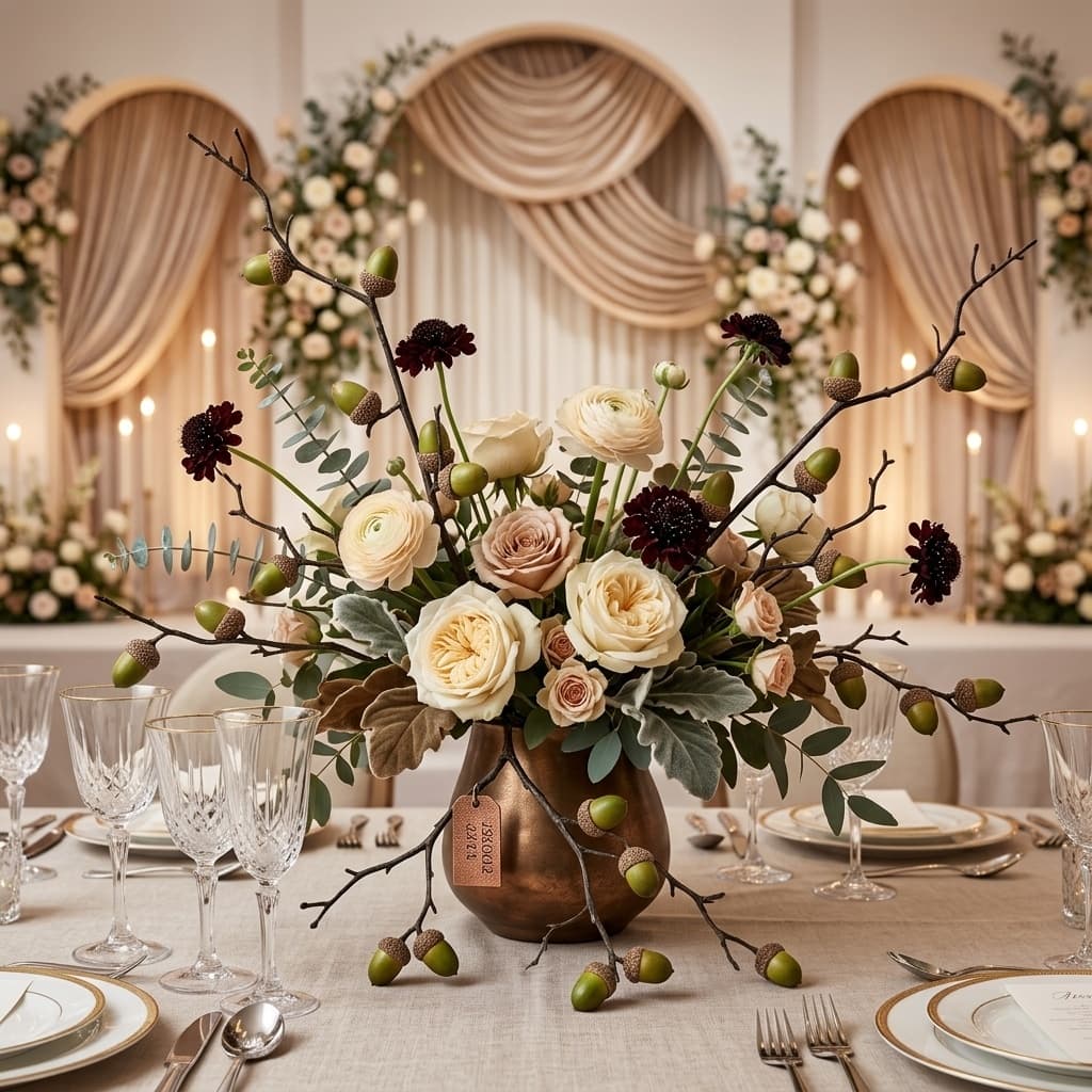 Flower Stem 76cm COLOR OLIVE