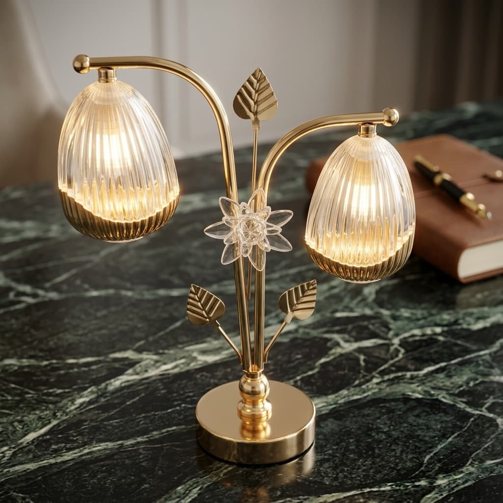 Decorative Desk Lamp Gold B